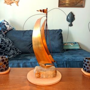VTG Demott 15' Sailboat Sculpture